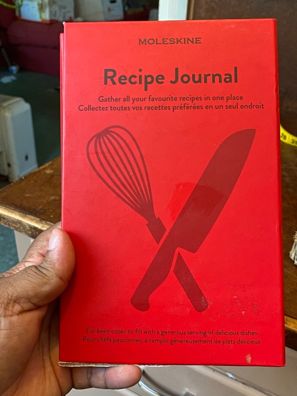 UNUSED Moleskine Red Notebook Recipe Journal HC Slipcase Blank Book